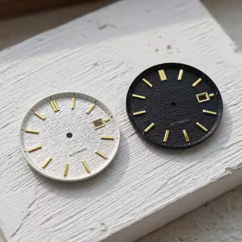 33.5mm Transverse Stripe Texture Watch Dial Suitable for Seiko Grand NH35 Movement Evolution 9 Colle