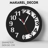 MESIN Vintage Retro Wall Clock Aesthetic Theme European Classic Quarts UNIQUE CUTE Quarts MACHINE - 