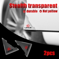 2/4Pcs Transparent Door Corner Anti-collision Stickers Accessories For Lexus LS IS350 ES300h ES300 I