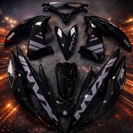 COVERSET NVX V1 DESIGN BATMAN NVX BLACK SIAP TAMPAL