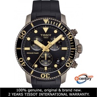 Tissot T120.417.37.051.01 Men's Quartz Seastar 1000 Chronograph Black Rubber Strap Watch