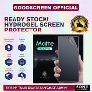 Anti-Scratch Hydrogel MATTE Sony ALL SERIES Sony Xperia XZ1|Xperia XZ2|Xperia XZ3|Xperia XZ Premium|