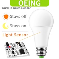 OEING LED Energy Saving Bulb Light Sensor Bulb E27 5W 7W 9W 12W 15W AC220V White Light 6000K Warm Li