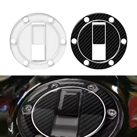 For Triumph Trident 660 Street Triple 765 Motorcycle Fuel Cap Cover Decal Sticker Transparent Look