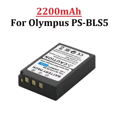 PS-BLS5 BLS-5 BLS5 BLS50 Replacement Li-ion Battery 2200mah for Olympus PEN E-PL2,E-PL5,E-PL6,E-PL7,