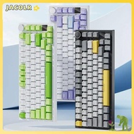 JACOLR Gaming Keyboard,  Backlit 82-Key Mechanical Keyboard,  AK820 Silent With Knob Wired Keyboard 