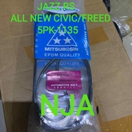 BEST FAN VAN V BELT FAN STRAP 5PK1135 JAZZ RS ALL NEW CIVIC FREED 5PK-1135