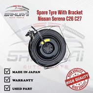 Nissan Serena C26 C27 Spare Tyre With Bracket Used For Japan