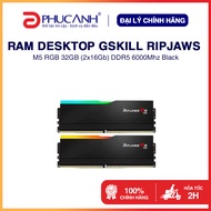 GSKill Ripjaws M5 RGB 32GB 2x16Gb DDR5 6000Mhz Black Internal Memory - Genuine Product,