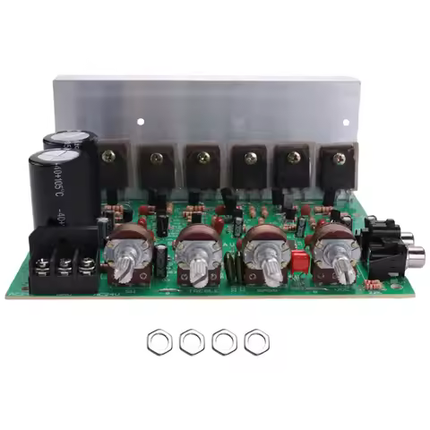 M18K-Audio Amplifier Board 2.1 Channel 240W High Power Subwoofer Amplifier Board AMP Dual AC18 - 24V