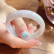 紫羅蘭翡翠手鐲 | 14圍 | 天然緬甸玉A貨翡翠 | 送禮