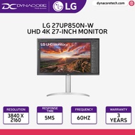 【24-Hr Delivery】LG 27UP850N-W UHD 4K 27-inch Type-C 99% sRGB IPS Display Monitor / 27UP850N