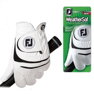 [HOT SALE] Golf Glove Men's WeatherSof Golf Gloves Sheepskin Joint PU Non Slip Breathable Left And Right hand 1PC Pack