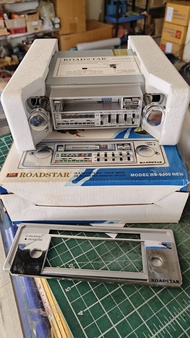 เครื่องเล่นเทปรถยนต์ยุค90 Roadstar เทปรุ่นเก่า  เทปเรโทรค้างสต๊อค  วิทยุFM.AM ครบทุกสัญญาณ  Equalize