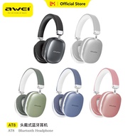 Awei ชุดหูฟังบลูทูธ5.4มีหลายสีหูฟังที่สวยงามสูง40ชั่วโมงเล่นเพลงเวลาหูฟังไร้สายประสิทธิภาพ