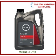 NISSAN ENGINE OIL SAE 10W-40 A3/B4 SEMI SYNTHETIC - 4L