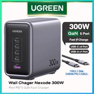 UGREEN 300W USB C Charger GaN 5 Ports Desktop Charging Station 4Type-C 1USB-A PD3.1 Fast Charger