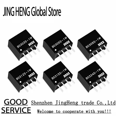 1PCS B0303S-1W B0305S-1W B0309S-1W B0312S-1W B0315S-1W B0324S-1W 3.3V TO 3.3V 5V 9V 12V 15V 24V DC-D
