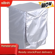 Allinit Silver Washing Machine Cover Waterproof Sunscreen Front Load Washer Dry AC