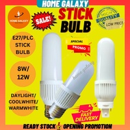 LED BULB 8W/12W E27 PLC 12W LED Stick Bulb Daylight/Coolwhite/Warmwhite LED Bulb mentol panjang ment