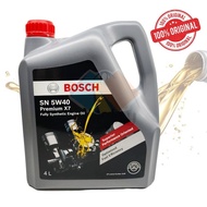 BOSCH PREMIUM X7 SN 5W40 SUPERIOR PERFORMANCE FULLY SYNTHETIC ENGINE OIL (4L)