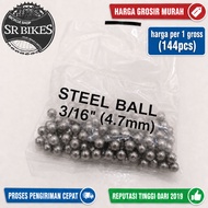 3/16 " (4.7mm) STEEL BALL FRONT WHEEL BIKE BEARING STEEL BALL 3/16" (4.7 mm)