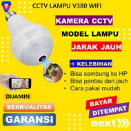 CCTV LAMPU BOHLAM V380 KAMERA PENGINTAI MINI WIFI JARAK JAUH CAMERA TERSEMBUNYI KECIL LAMP BULP SPY CAM IP WIRELESS FULL HD 1080P JS03