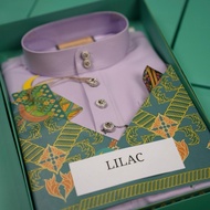 NEW 2026 ELRAH EXCLUSIVE DAYTONA BAJU MELAYU SLIM FIT ( FREE SAMPIN ) - PURPLE CATALOGUE