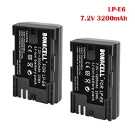 7.2V 3200mAh LP-E6 LP E6 LP-E6N Baeria Baeries for Canon 7D Mark II Camera for EOS 60D 70D 80D for EOS 5D Mark II III IV