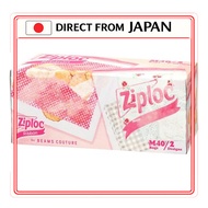 [Direct from Japan] Asahi Kasei Ziploc Design Bag Ribbon M 40pcs