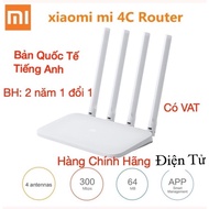[Bản Quốc Tế] Xiaomi N 300Mbps Bộ Phát Wifi R4CM - Mi Router 4C - Quốc Tế Tiếng Anh 4 Anten rời -BH 