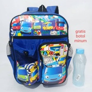 TAYO Elementary School Backpack Free Water Bottle
