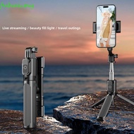 FUHUI Bluetooth Selfie Stick, Tripod 1.3/1.7 M Telescopic Selfie Stick, Multifunctional Lightweight 