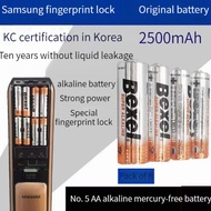BEXEL Samsung fingerprint lock original dry battery password lock smart lock universal 5AA alkaline battery