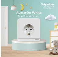 Schneider Electric AvatarOn Stop Kontak Schuko Putih