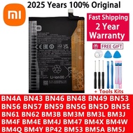 -Battery, Mi Redmi Note Pocophone Poco F1 F2 F3 3 3S X3 K30 4 4X K40 5 6 7 8 8T 9 9A 9C 9T 10 10S 10