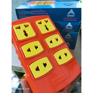 HINOKI 6000W 6-Outlet Super Load-bearing Socket