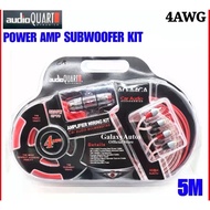 Audio Quart High Quality Power Amplifier Subwoofer Kit 4ga  3200w 5 Meter