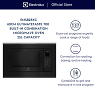 Electrolux EMSB25XC 60cm Built-in Combination Microwave Oven With 25L Capacity with 2 Years Warranty