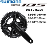 ORIGINAL Shimano 105 R7100 R8100 Crankset 165mm 160mm 12s R7000 52-36T 50-34T 53-39T