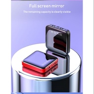 20000 MAH Portable Small Mini Power Bank Mirror Screen Digital Display Powerbank