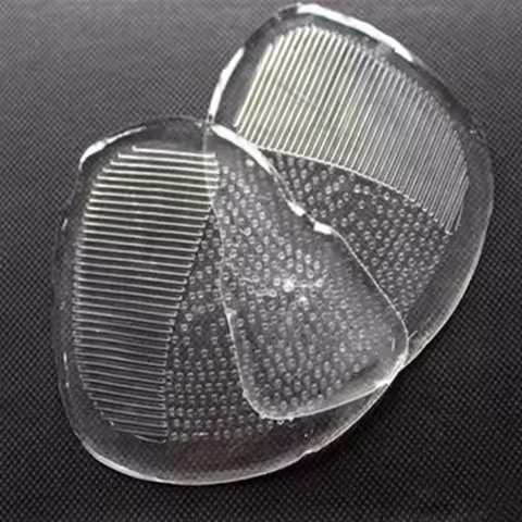Half Footcare Insole Gel Cushion 1 Pair Elastic Care Shoe Silicone Shoe Pad Comfy Forefoot