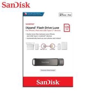 SanDisk iXpand Luxe 128G 二合一隨身碟 iPhone / Type-C裝置適用 (SD-IXP-70N-128G) 儲存裝置 OTG