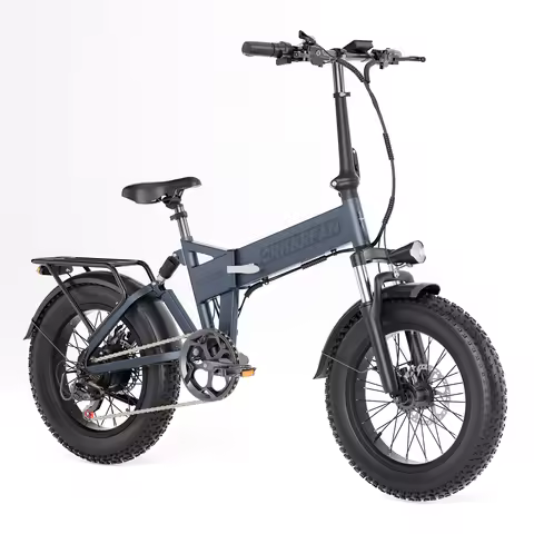 Criskrfan MX-21 Adult Electric Bicycle, 1000W*2 Foldable ebike, 48V 15AH E-bike, 20-inch Fat Tire E-