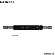 LIZMOLI Thread Plug Gauge, M5x0.8 Steel Material Double Ends Thread Gauge, Durable 6H Tolerance Blac