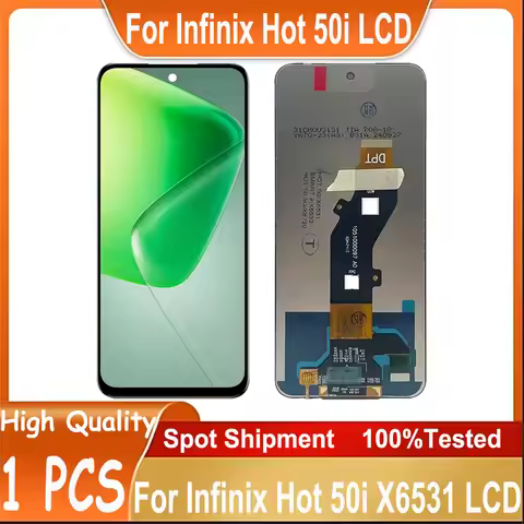 High Quality Test X6531 X6531B Lcd For Infinix Hot 50i Display Touch Screen Digitizer Panel Assembly