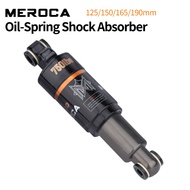 Meroca Bicycle Coilover Shock Absorber Mountain Bike Rear Shock Spring Rear Shock 125 150 165mm