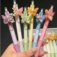 High-Aesthetic Butterfly Scented Neutral Ink Pen, INS Style, Girly Design, Student Exam Practice Pen