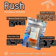 FlowerChild’s Rush Herbal Blend: Helps with ADHD & Focus (Siap Dibalut, Loose Leaf)
