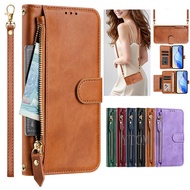 For VIVO V29 V29E V27 V27E S20 S17 S17T S16 S16E Pro Lite T2 luxury zipper wallet style Flip cover P